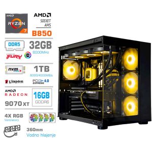 Računalnik PCX Exton R7 7700X/32GB/1TB/RX9070 XT