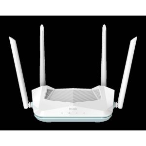 D-Link brezžični usmerjevalnik R15/E, WiFi 6 (AX1500), 4 antene, 3x Gigabit LAN