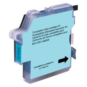 LC1100 / LC980 Cyan za Brother MFC-250C, MFC-290C, MFC-490CW, MFC-5490CN, MFC-5890CN, MFC-6490CW, DCP-145C, DCP-165C, DCP-185C, DCP-195C, DCP-385C, DCP-585CW, DCP-6690CW - nadomestna kartuša Fenix LC-1100C / LC980 Cyan, 10,6ml