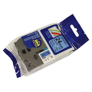 Fenix TZ-551 MODER trak - ČRN izpis ( TZ551 ), 24mm trak, dolžine 8m, laminated - obstojen v ekstremnih pogojih