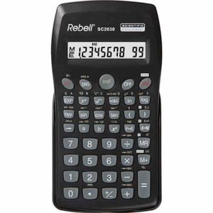 KALKULATOR  REBELL SC2030 136 F, 10M, ČRN TEHNIČNI