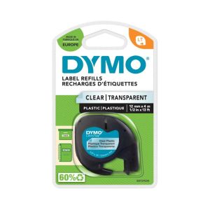 DYMO LT trak 12 mm, črna na modri, 91205