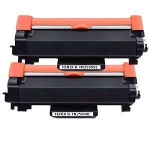 TN2590XL 2x 3.000 strani Toner Fenix (TN-2590XL) za Brother MFC-L2922DW, MFC-L2862DW, MFC-L2802DN, MFC-L2802DW, Brother DCP-L2640DN, DCP-L2622DW, DCP-L2600D, Brother HL-L2460DN, HL-L2442DW, HL-L2402D