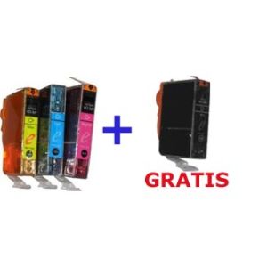 C-BCI-3eCMY+bk komplet za Canon S400, S450, S500, S520, i550, S600, S630, S6300, SMARTBASE MPC400, MPC600F, i850 i6500 BJC-6000, = FENIX CBCI-3eCMY + 1 GRATIS črna,