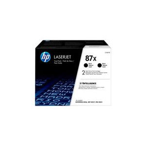 HP 87X Black 2-pack Toner Cartridges