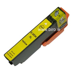 Fenix E-T2634XL Yellow nadomešča kartuše Epson C13T26344010 ( T26XL, T2634 ) za tiskalnike Epson XP-600, XP-605, XP-700, XP800 - kapaciteta 15ml za več kot 700 strani