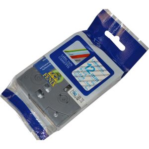 Fenix TZ-133 PROZOREN trak - MODER izpis ( TZe133 ), 12mm trak, dolžine 8m, laminated - obstojen v ekstremnih pogojih