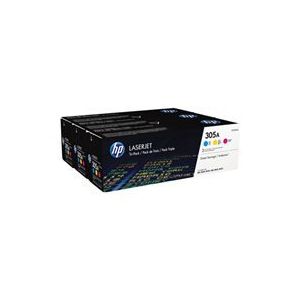 HP 305A 3-pack toner cyan/magenta/yellow
