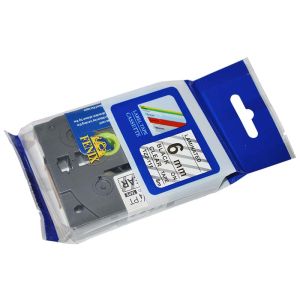 Fenix TZ-111 PROZOREN trak - ČRN izpis ( TZe111 ), 6mm trak, dolžine 8m, laminated - obstojen v ekstremnih pogojih