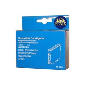 E-T0482 C kartuša za Epson Stylus Photo R200, R220, R300, R300M, R320, RX500, RX600, RX620, RX640 - FENIX ET0482 Cyan barvno črnilo