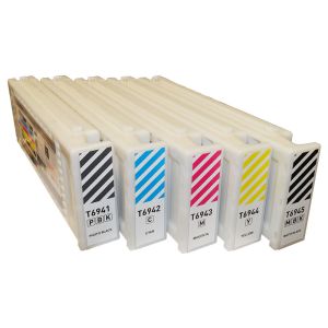 Komplet 5. kartuš FENIX E-T6941XL, T6942XL, T6943XL, T6944XL, T6945XL za Epson SureColor T3000, T3200, T5000, T5200, T7000, T7200- kapaciteta 700ml po barvi