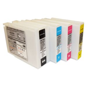 Komplet 4. kartuš Fenix E-T9071XXL + T9072XXL + T9073XXL + T9074XXL za Epson Workforce Pro WF-6090, WF-6590 kapacitete 10.000 strani črna in po 7.000 strani vsaka barvna