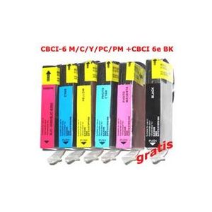 C-BCI-6 komplet barvnih in gratis črna kartuše za PIXMA iP6000D, iP8500, Canon i990, i965, i905D, i9950, i9100, S900, S830,= FENIX CBCI-6 C+M+Y+Photo Magenta +Photo Cyan + Black
