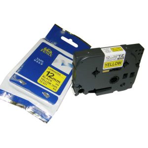 Fenix TZ-631 RUMEN trak - ČRN izpis ( TZ631 ), 12mm trak, dolžine 8m, laminated - obstojen v ekstremnih pogojih