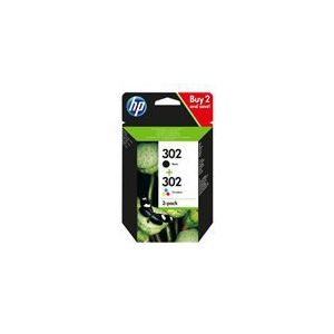 KOMPLET ČRNIL HP 302 ČRNA + BARVNA ZA DJ 1110/2130/3630/OFFICEJET 3830