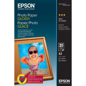 EPSON Sijajni Foto papir A3, 200 g/m2, 20 listov - Glossy - za brizgalne tiskalnike