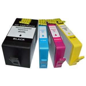 Komplet FENIX R-HP903XL Bk + C + M + Y kartuš za HP OfficeJet 6950, OfficeJet Pro 6960, OfficeJet Pro 6970 - XL kapacitete po 825 strani