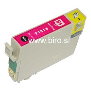 Fenix E-T1813XL Magenta barvna kartuša 12ml nadomešča Epson 18XL C13T18134010 za Epson XP212, XP215, XP312, XP315, XP412, XP415 - kapaciteta originalne je 6,6ml barve, nadomestne pa 12ml