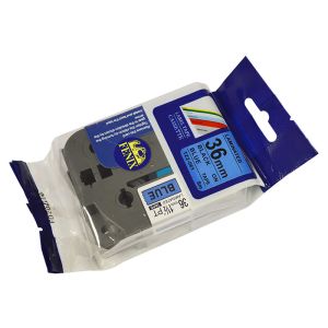 Fenix TZ-561 MODER trak - ČRN izpis ( TZe561 ), 36mm trak, dolžine 8m, laminated - obstojen v ekstremnih pogojih