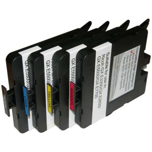 Komplet Fenix R-GC31 Bk+C+M+Y nadomešča gel kartuše Ricoh za Ricoh/Nashuatec GXe2600, Ricoh/Nashuatec GXe3300, Ricoh/Nashuatec GXe3350 - 1500 strani črna in po 1.000 strani vsaka barvna