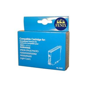 E-T0485 LC kartuša za Epson Stylus Photo R200, R220, R300, R300M, R320, RX500, RX600, RX620, RX640 - FENIX ET0485 LC (Light Cyan) barvna