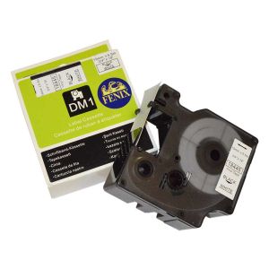 Fenix RV-D1-18445 Vinyl Bel trak - ČRN izpis, 19mm x 5,5m nadomešča trak Dymo 18445 IND RHINO