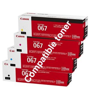 Komplet 4 tonerjev CRG-067H (crg067 h) Bk + C + M + Y FENIX črn za 3.130, barvni po 2.350 strani za Canon LBP631Cw, LBP632Cdw, LBP633Cdw, i-SENSYS MF651Cw, MF653Cdw, MF654Cdw, MF655Cdw, MF655Cw, MF656Cdw, MF657Cdw, MF657Cw