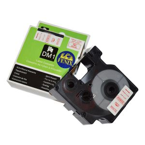 Fenix D1-45805R/W BEL trak - RDEČ izpis, 19mm x 7m, nadomešča trak DYMO 45805 D1