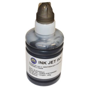 FENIX FFBT6000BK 140ml Črne barve v steklenički za 7.770 strani za Brother DCP-T300, DCP-T500W, DCP-T700W, cca 30% več izpisa od originalne BT6000BK