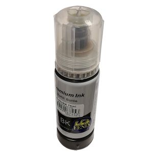 FENIX SET103Bk_70ml_Sub Črna sublimacijska barva 70ml za Epson EcoTank L1110, L3100, L3110, L3150, L3250, L5190, L5290