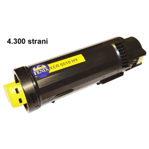 FENIX X6510Y XXL Yelow toner za 4.300 strani za XEROX Phaser 6510N/6510DN, WorkCentre 6515DN nadomešča Xerox 106R03695