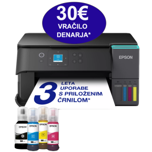 EPSON EcoTank L4360 barvno tiskanje, kopiranje, skeniranje, obojestranski tisk, Povezava USB, WiFi, Wi-Fi Direct, AirPrint, Epson iPrint