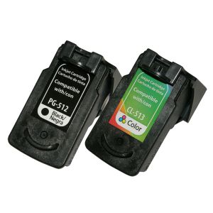 FENIX PG512 Črna + CL513 Barvna kartuša za Canon iP2700, iP2702, MP240, MP250, MP260, MP270, MP272, MP280, MP282, MP480, MP490, MP492, MP480, MP490, MP495, MX320, MX330, MX340, MX350, MX410 - XL kapaciteta