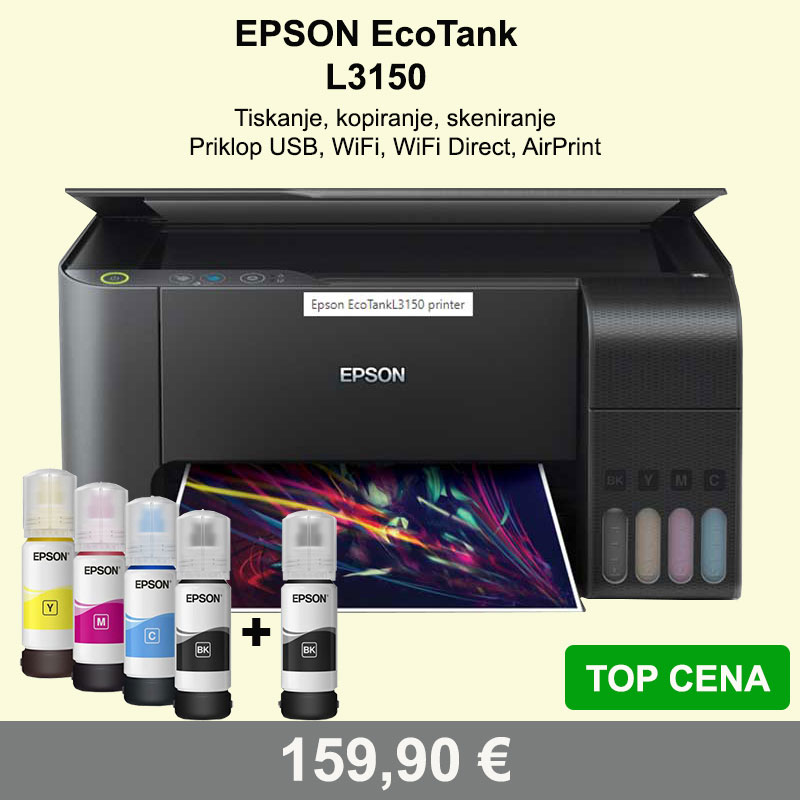 Tiskalnik L3150 Epson - AKCIJA DECEMBER '22