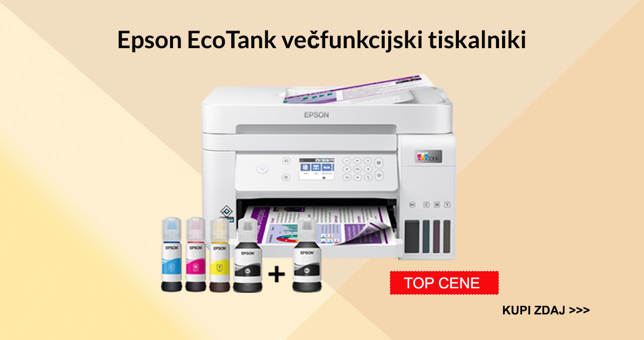 Epson EcoTank tiskalniki - Akcijske cene, hitra in brezplačna dostava